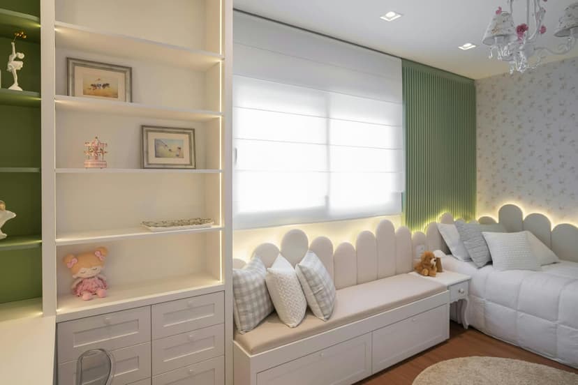 Warm nursery interior